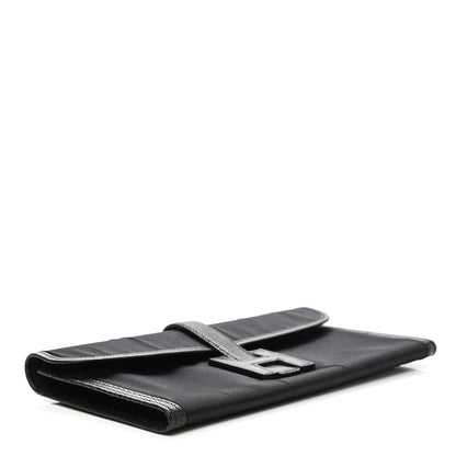 Hermes Satin Lizard Jige Elan 29 Black 4 of 7