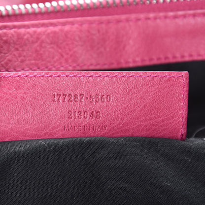 Balenciaga Agneau Giant 21 Silver Hardware Weekender Cyclamen Fucsia 7 of 15