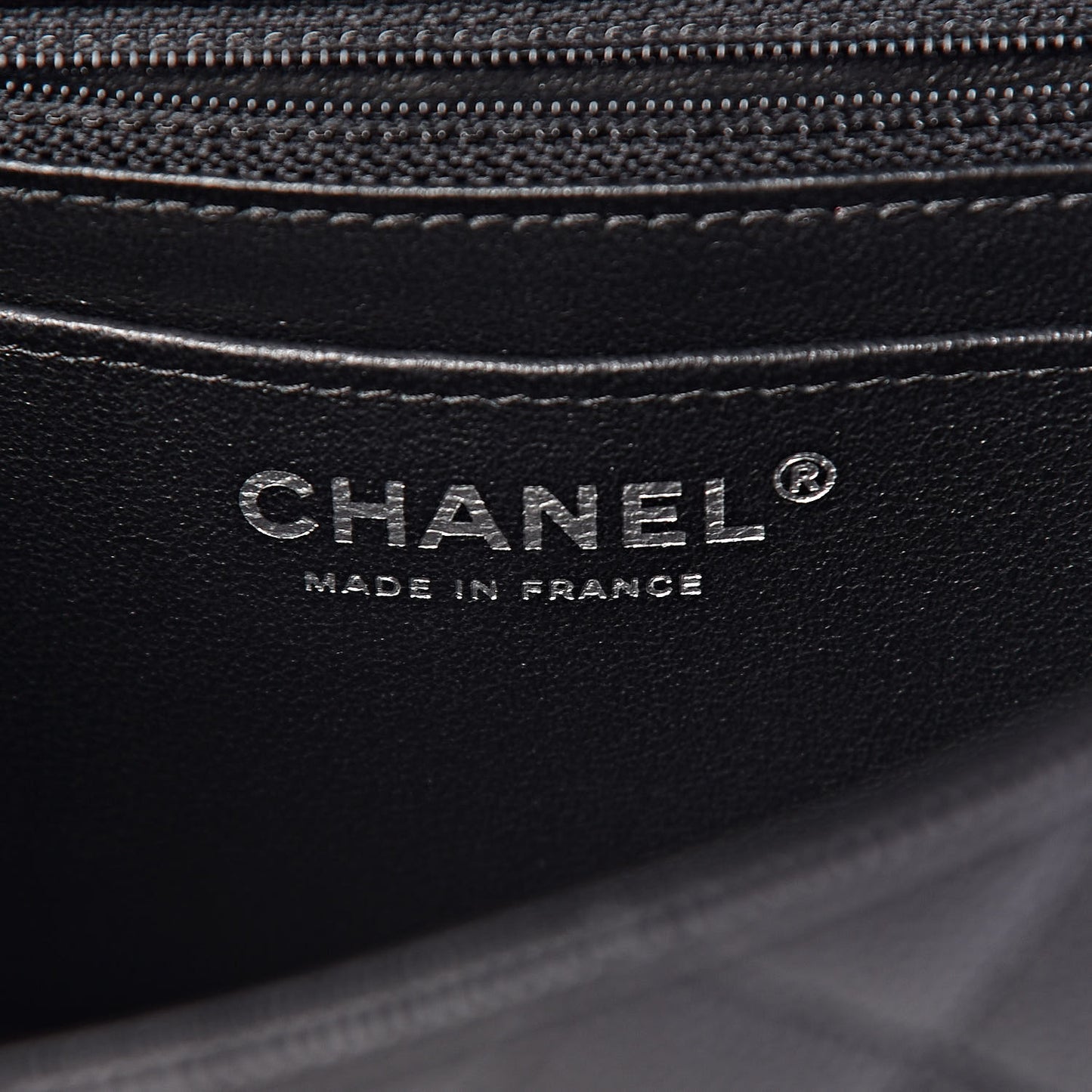 Caviar Quilted Mini Rectangular Flap Black