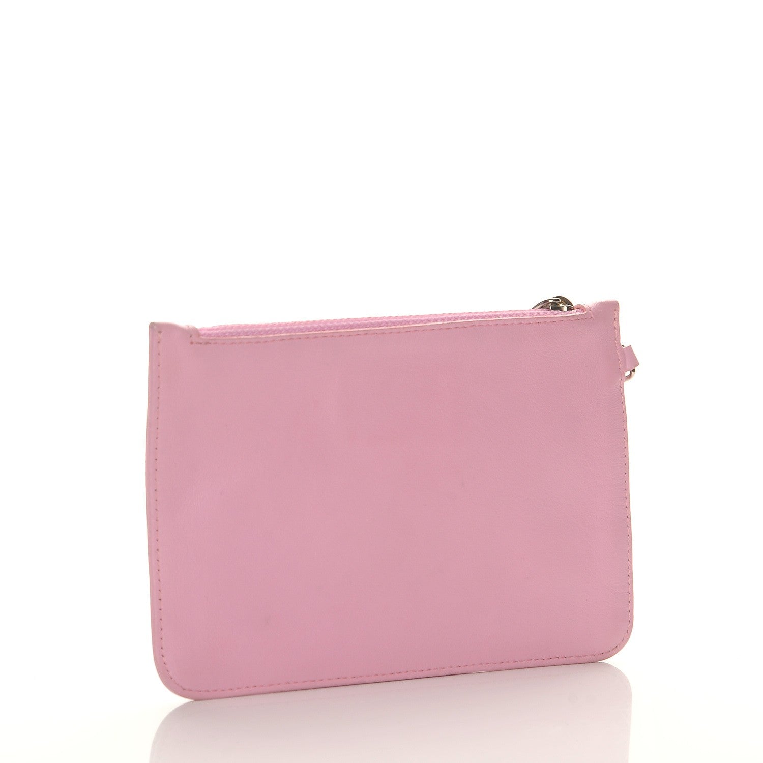 Chanel Lambskin Timeless CC Pochette Pink 3 of 9