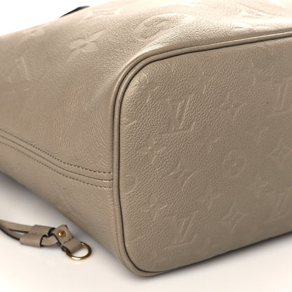 Louis Vuitton Empreinte Monogram Giant Neverfull MM Tourterelle 8 of 11