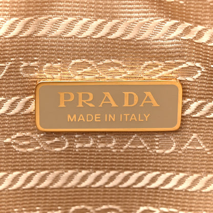 Prada Jacquard Triangolo Symbole Embroidered Mini Triangle Bag Corda Talco 6 of 10