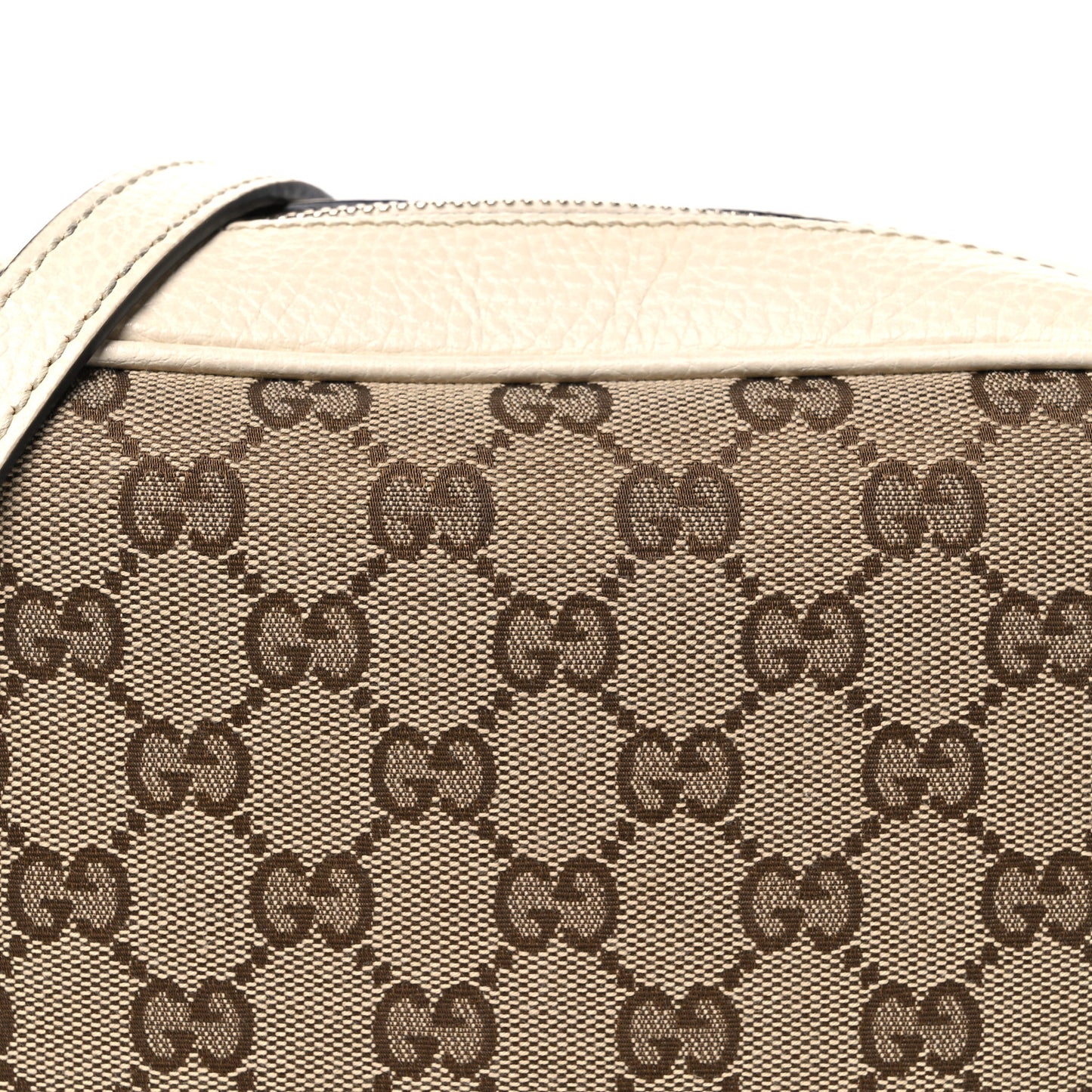 Monogram Dollar Calfskin Mini Bree Messenger Bag Beige Ebony Avoire