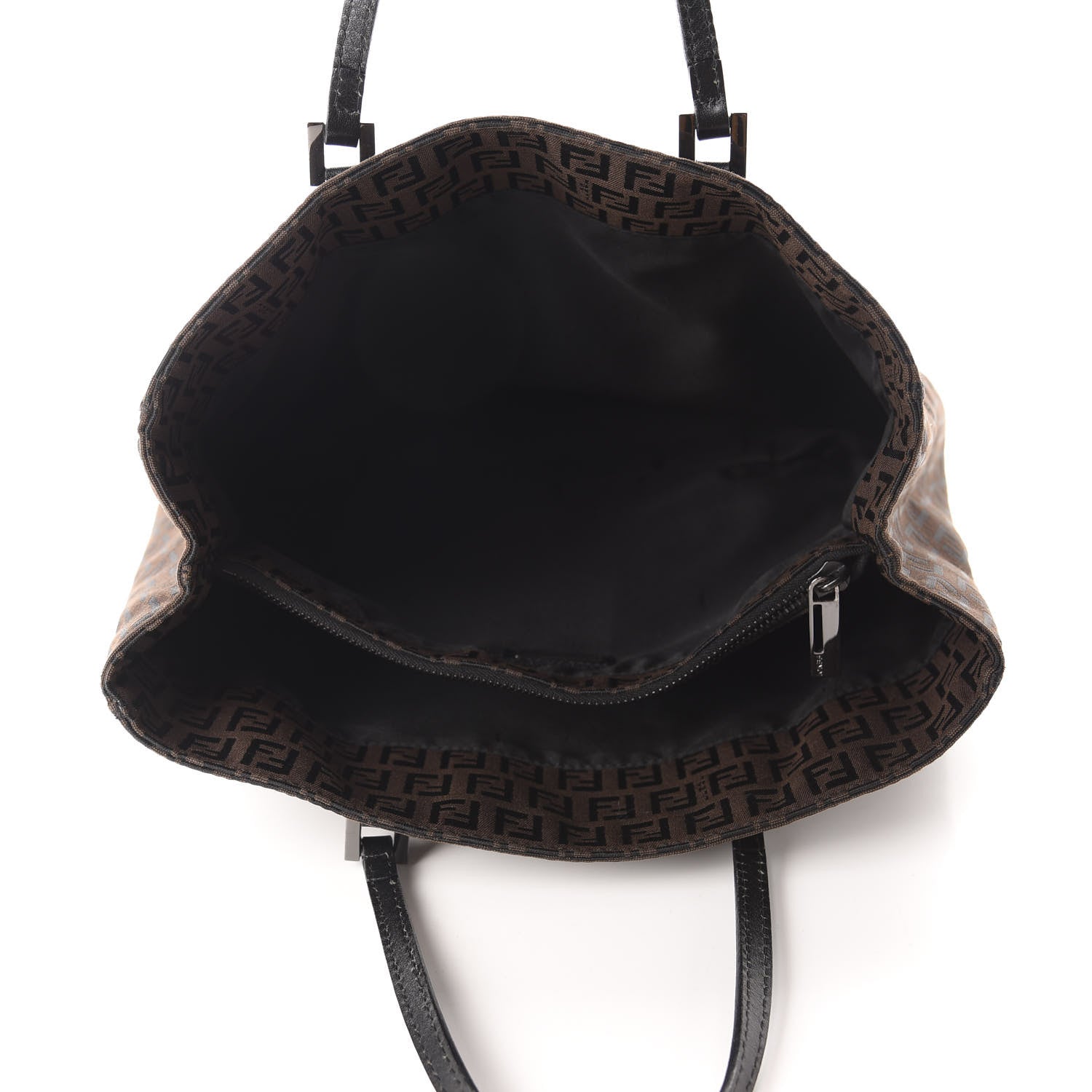 Fendi Zucchino Small Tote Tobacco 5 of 11