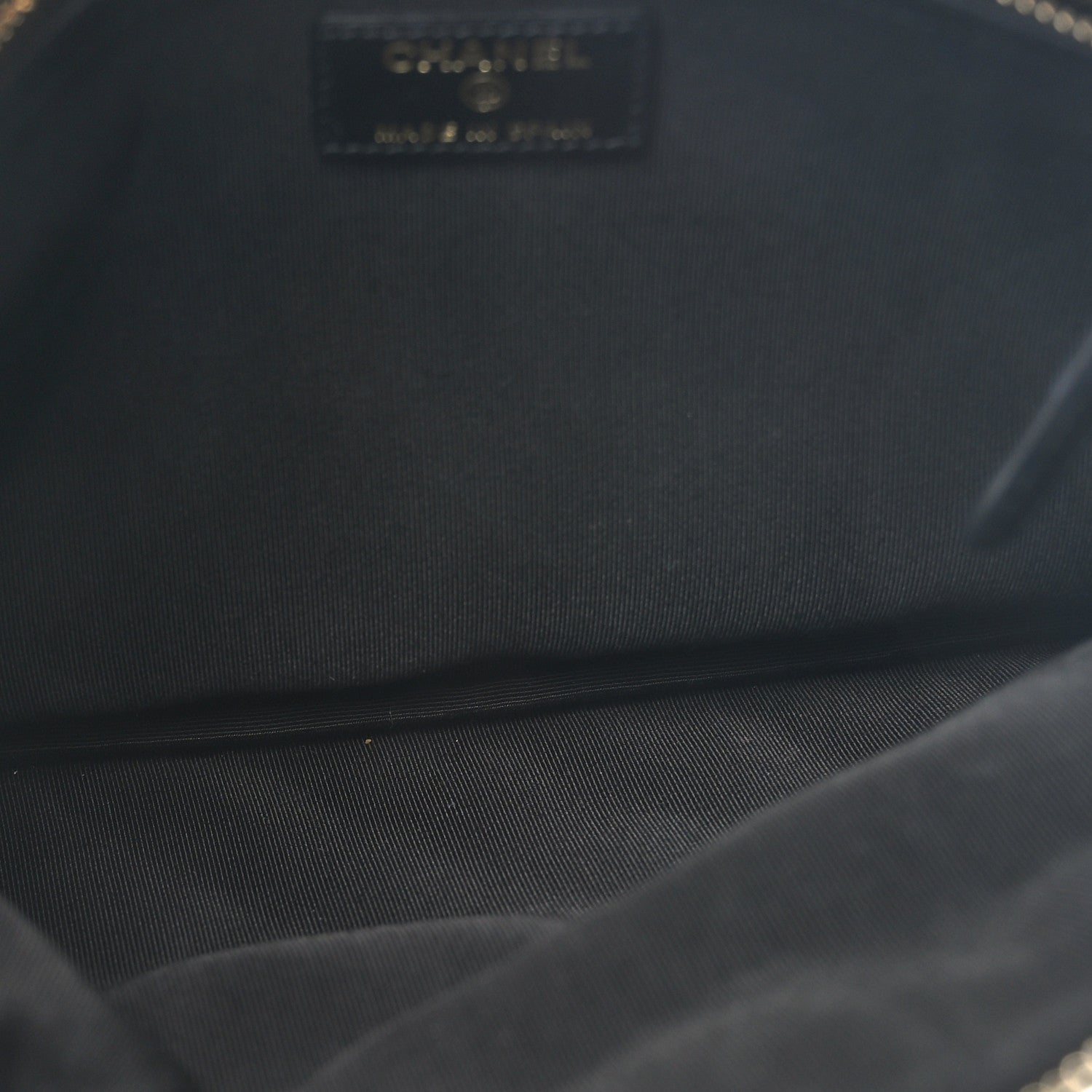Chanel Caviar Quilted Medium Boy Cosmetic Case Black 5 of 8