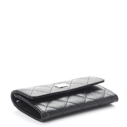 Chanel Caviar Quilted Flap Card Holder Black 4 of 11