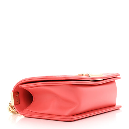 Chanel Calfskin Quilted Small Boy Flap Coral 4 of 11