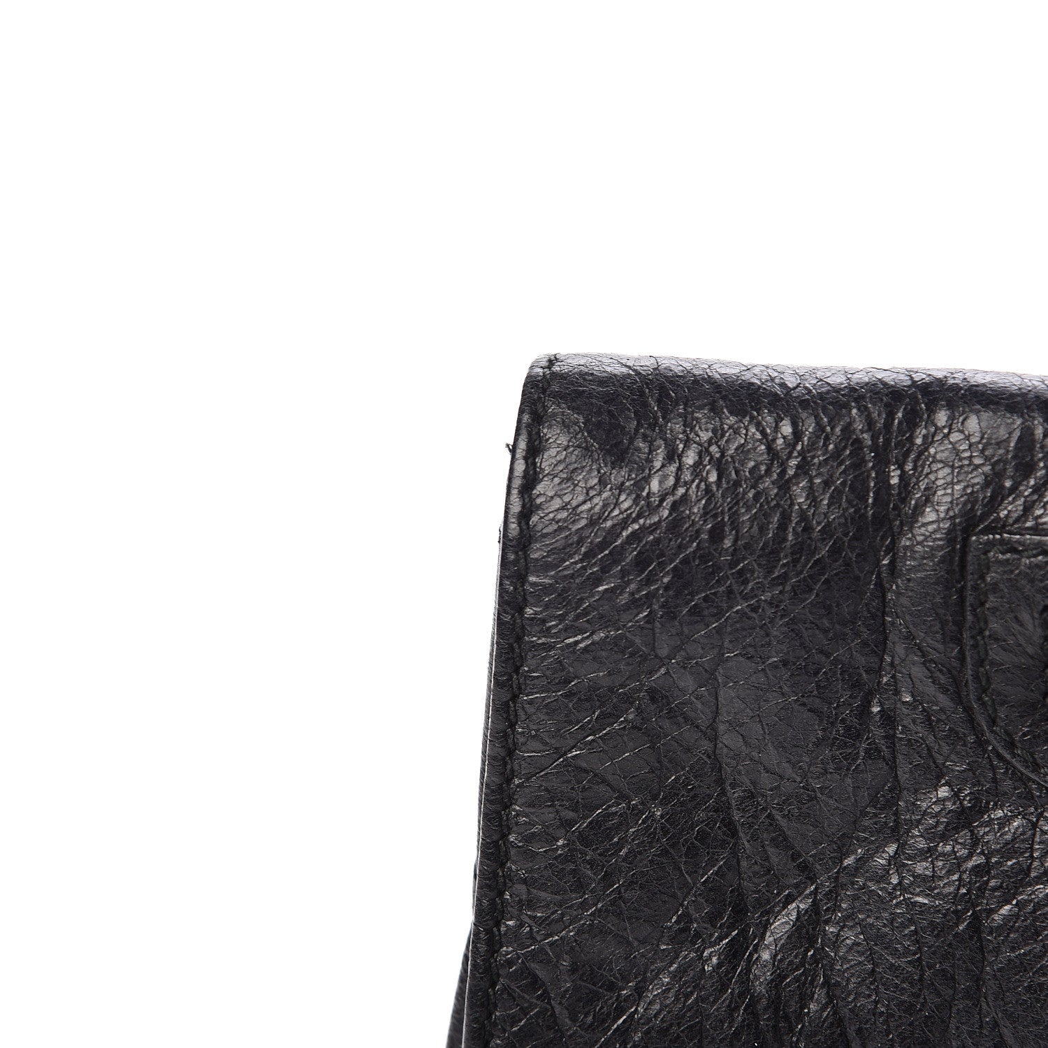Balenciaga Agneau Giant 12 Rose Gold Hardware Envelope Clutch Black 10 of 12