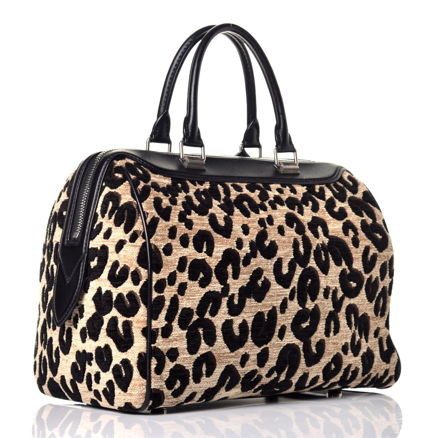Jacquard Velvet Leopard Print Stephen Sprouse Speedy