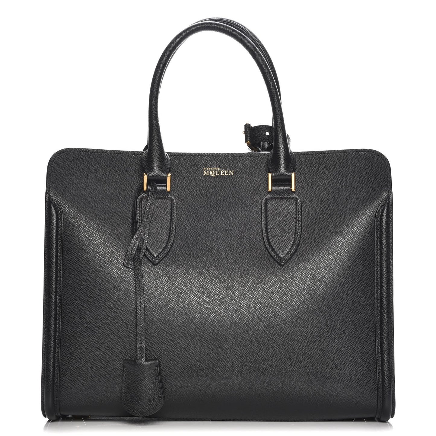 Saffiano Heroine Open Tote Black