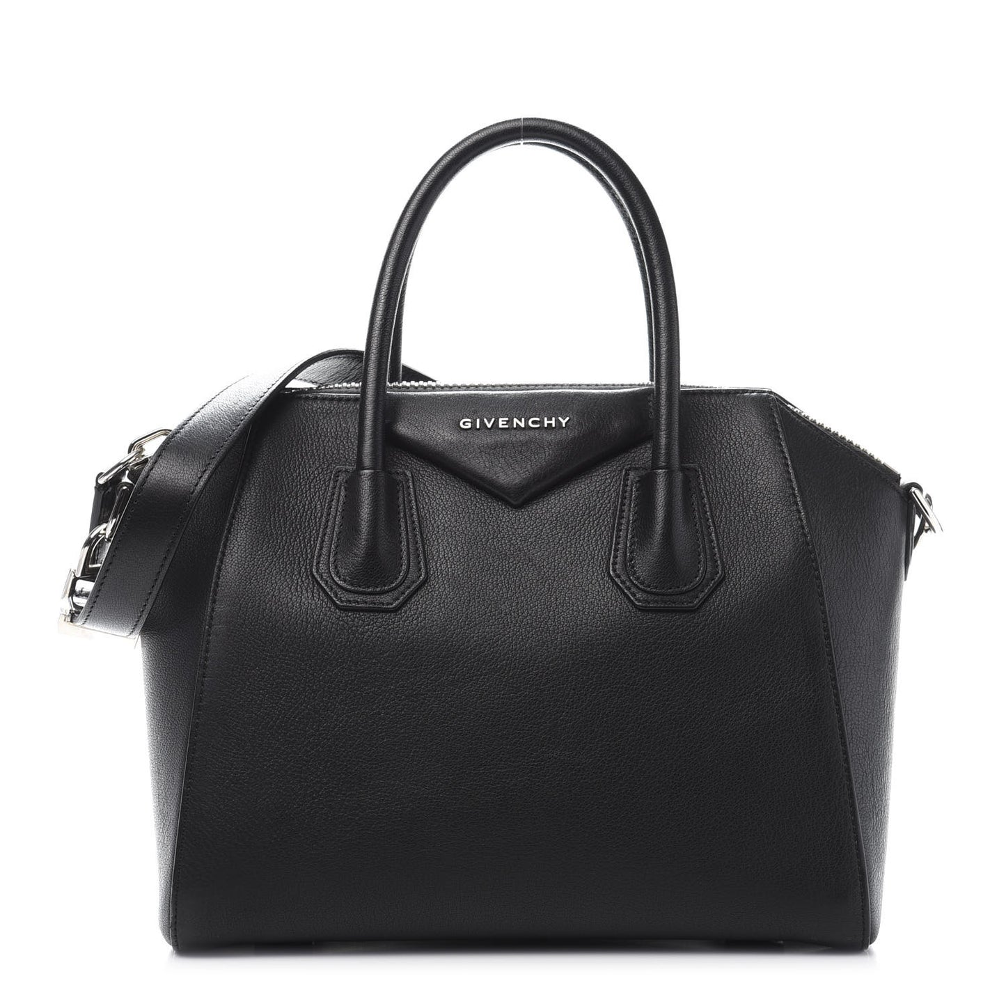 Sugar Goatskin Small Antigona Black