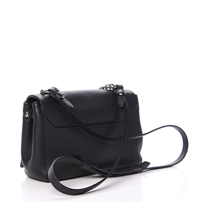 Louis Vuitton Calfskin Lockme II Chain Bag BB Black 2 of 14