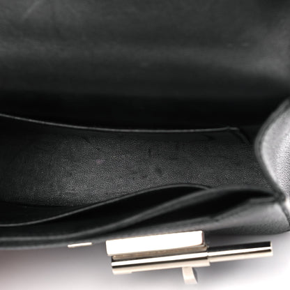 Hermes Chevre Mysore Mini Verrou Chaine Bag Black 15 of 20
