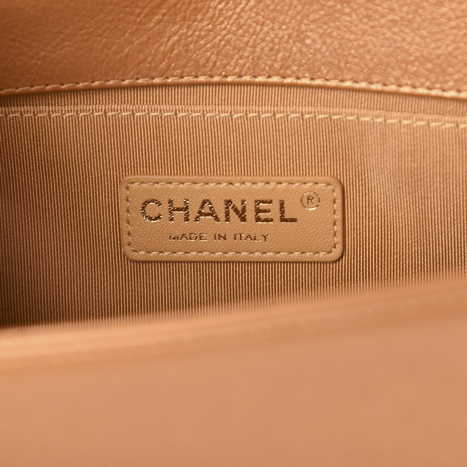 Chanel Metallic Calfskin Quilted Medium Boy Flap Gold 5 of 10
