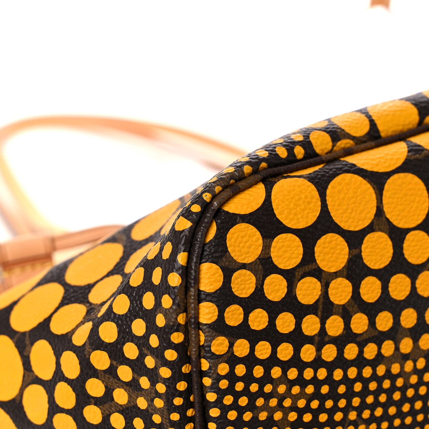 Monogram Kusama Waves Neverfull MM Yellow