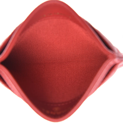 Chanel Caviar Quilted Card Holder Red 5 of 8