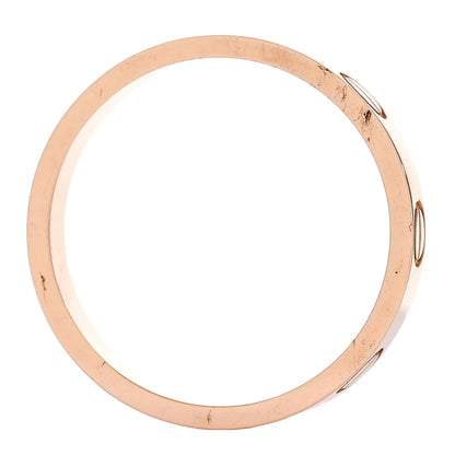 Cartier 18K Pink Gold 3.5mm LOVE Wedding Band Ring 48 4.5 5 of 6
