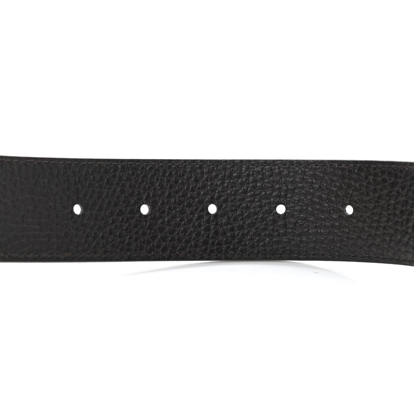 Calfskin Double G Reversible Belt 80 32 Black Cocoa