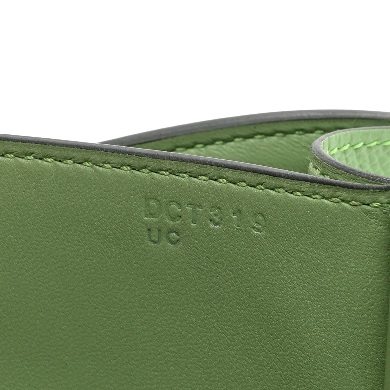 Hermes Epsom Constance 24 Vert Criquet 8 of 10