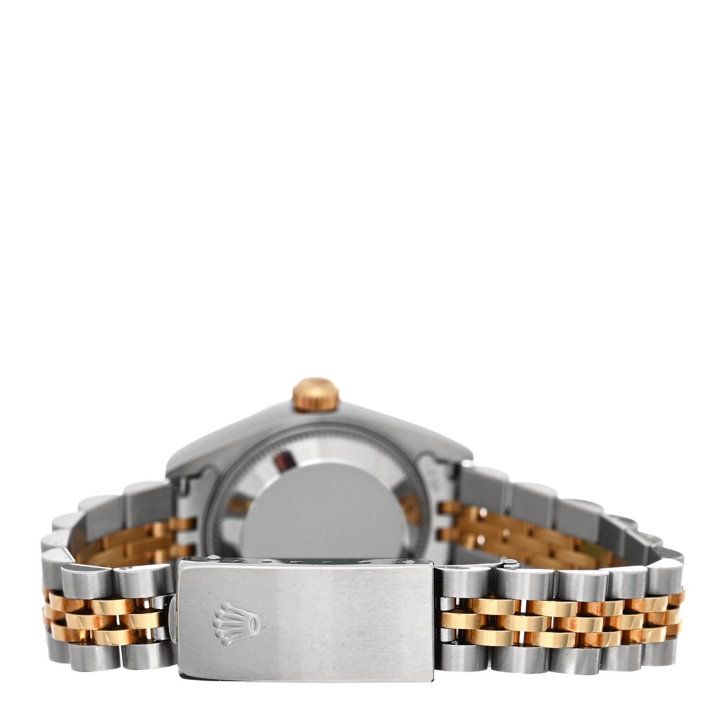 Stainless Steel 18K Yellow Gold Diamond 26mm Oyster Perpetual Datejust Watch Blue Gradient 69173