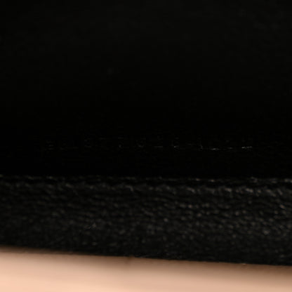 Saint Laurent Grain De Poudre Matelasse Chevron Monogram Chain Wallet Dark Beige 7 of 12