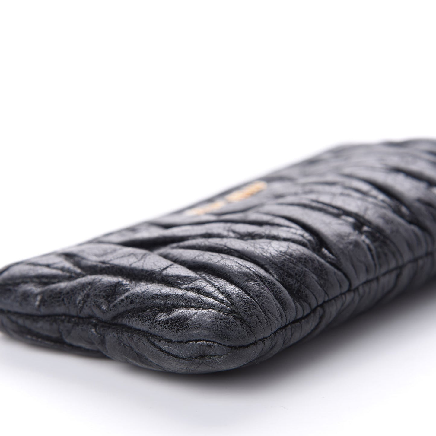 Nappa Matelasse Lux Pouch Black