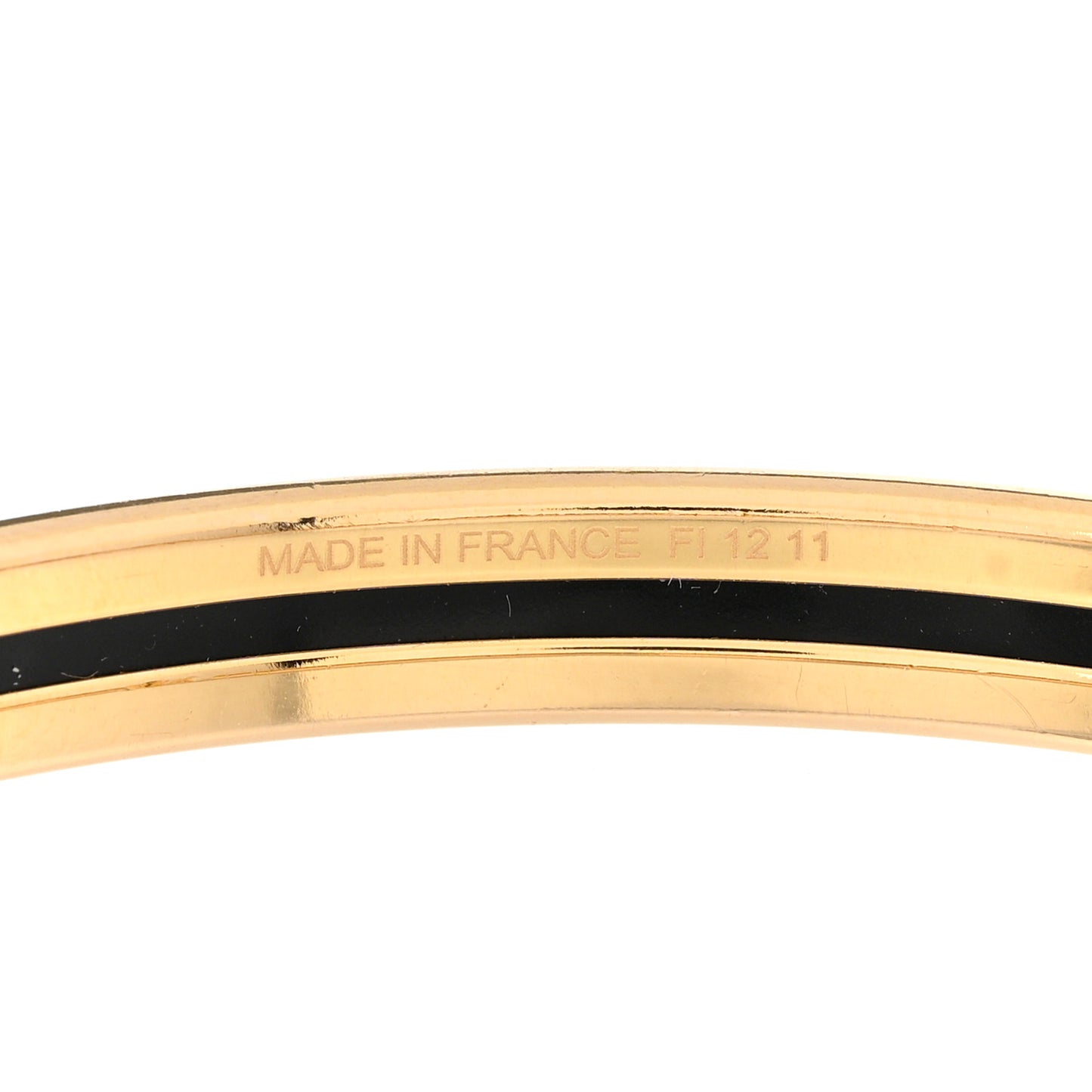 Enamel Uni Bangle 62 Black
