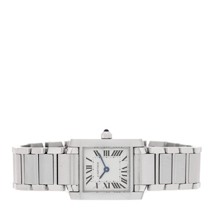 Cartier Stainless Steel 20mm Tank Francaise Quartz Watch 2 of 5