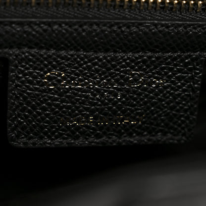 Christian Dior Grained Calfskin Saddle Bag Black 6 of 13