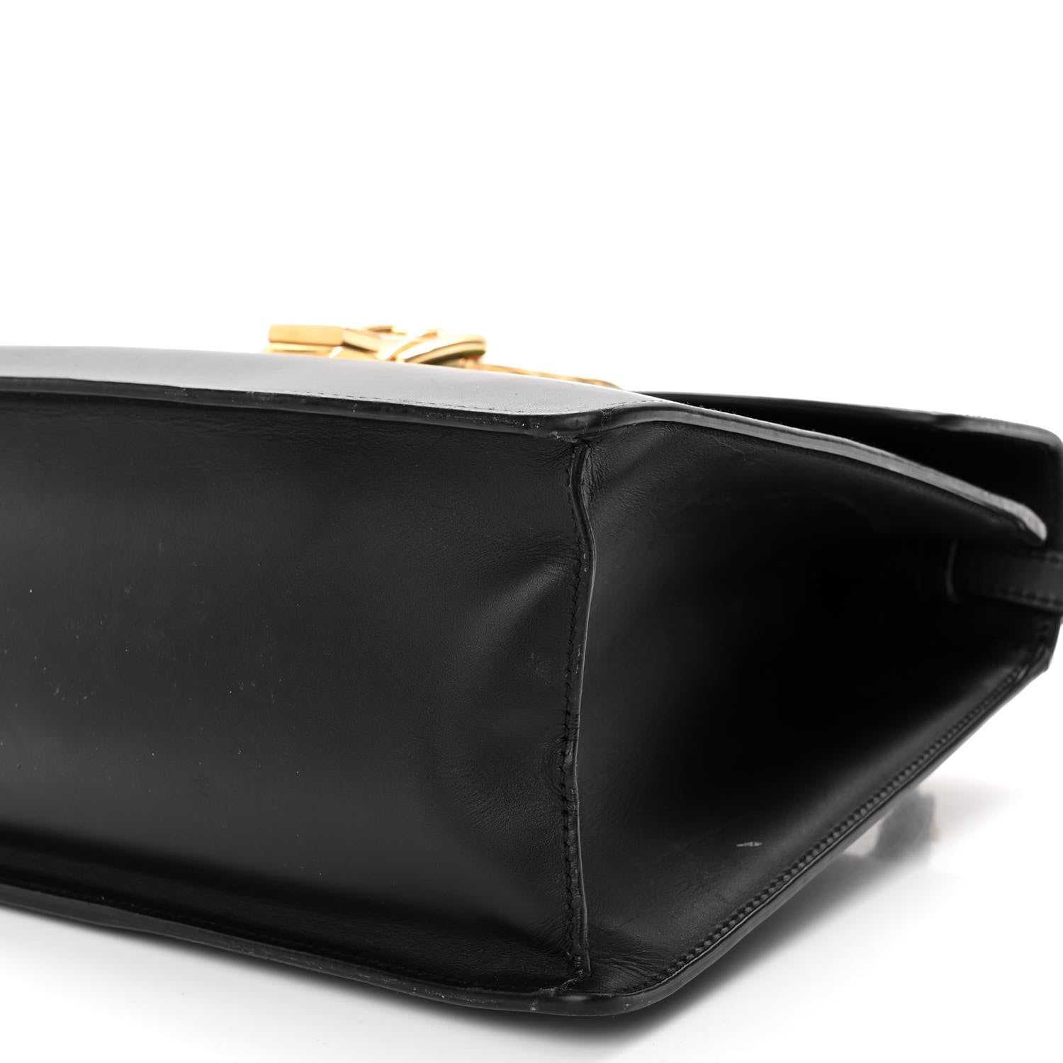 Gucci Calfskin Medium Sylvie Top Handle Bag Black 10 of 11