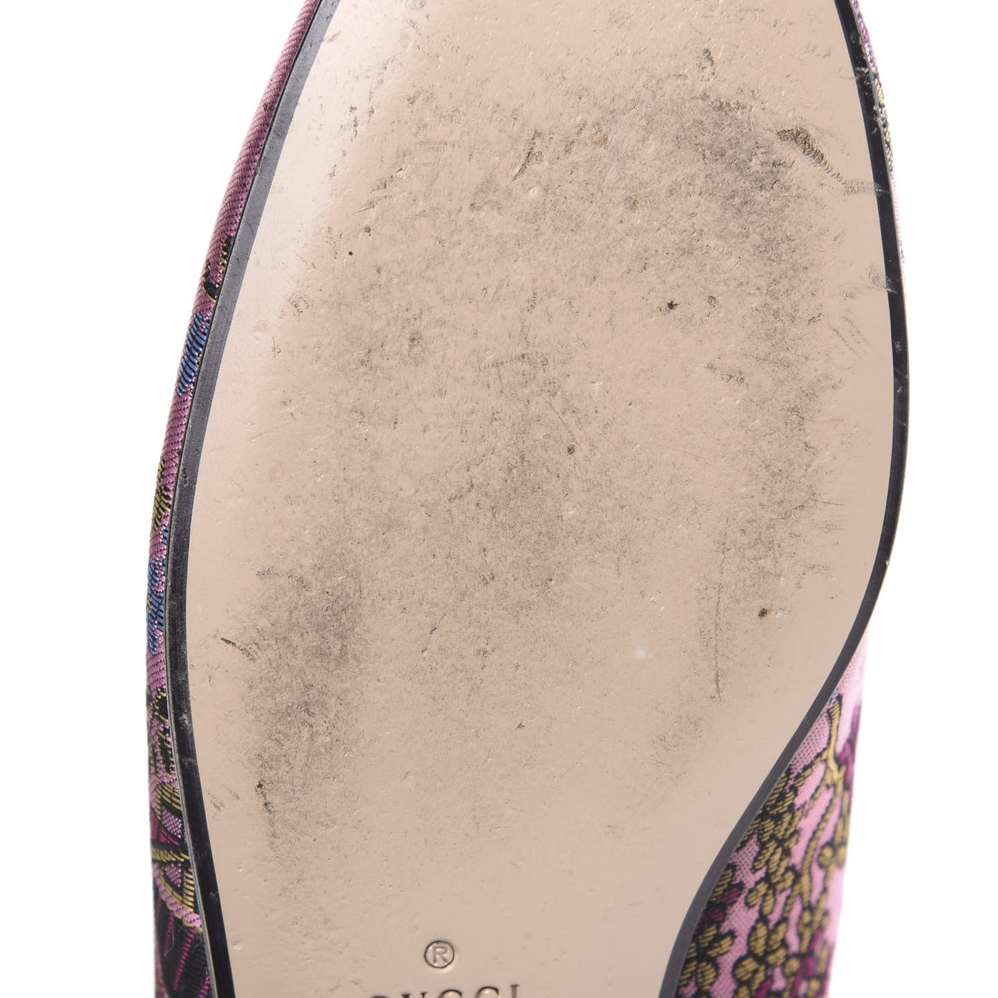 X DISNEY Jacquard Japanese Donald Duck Womens Princetown Slippers 38.5 Pink Black