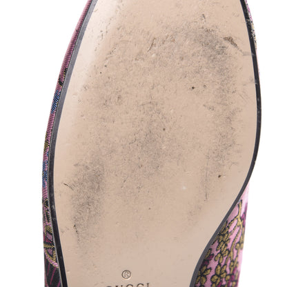 Gucci X DISNEY Jacquard Japanese Donald Duck Womens Princetown Slippers 38.5 Pink Black 9 of 10
