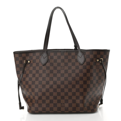 Louis Vuitton Damier Ebene Neo Neverfull MM Rose Ballerine 3 of 11