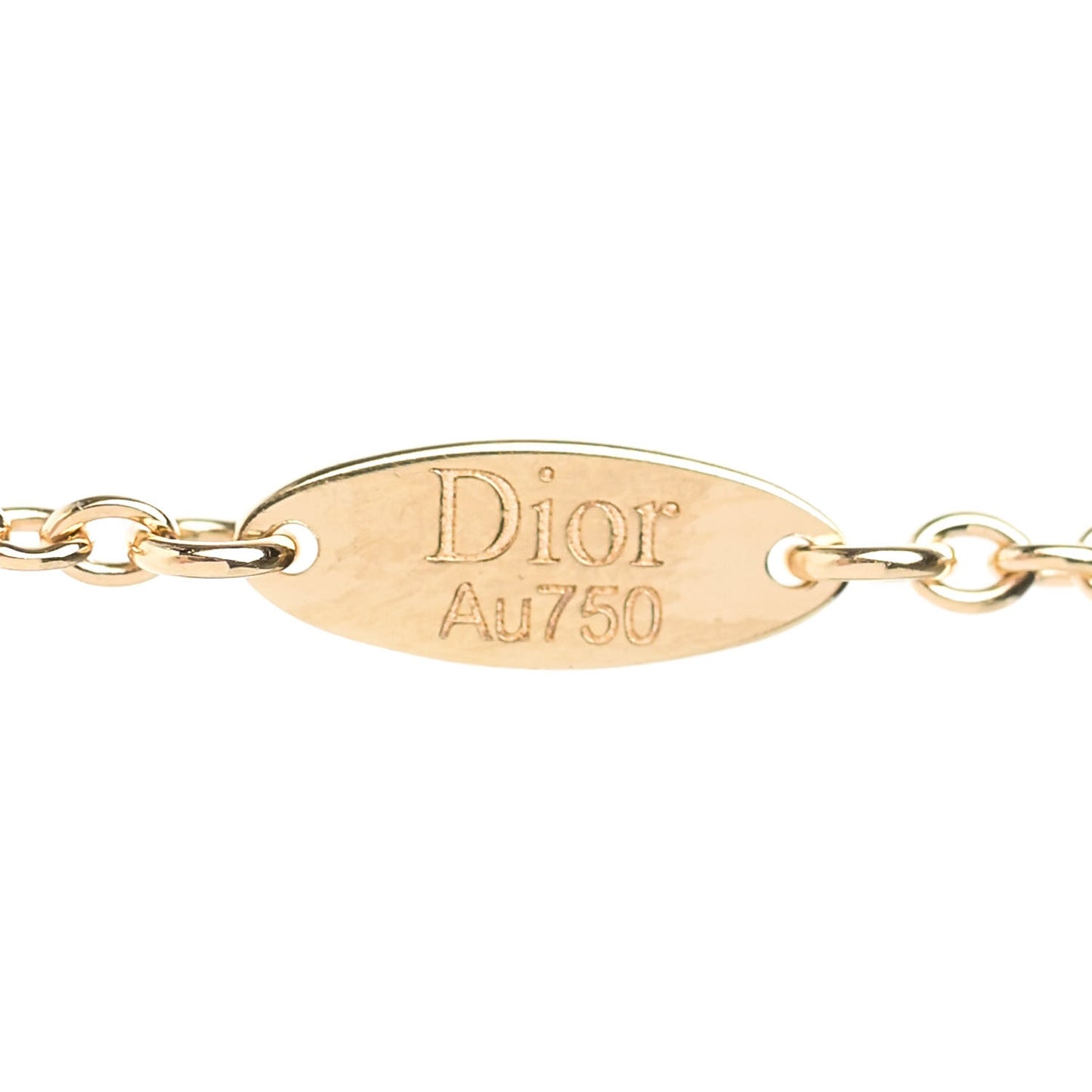 18K Yellow Gold Diamond Mother of Pearl Rose Des Vents 3-Station Necklace