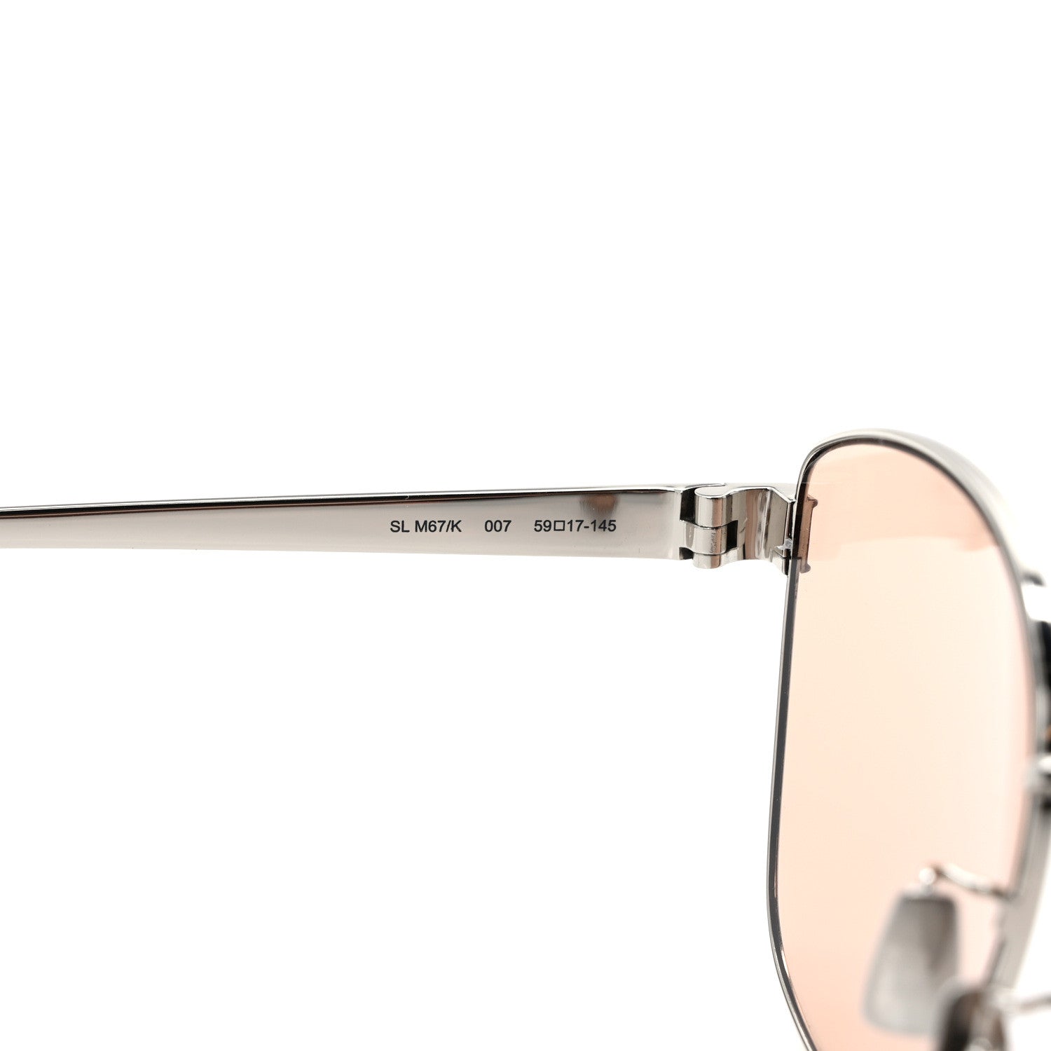 Saint Laurent Metal SL MK67 M Sunglasses Silver 7 of 8