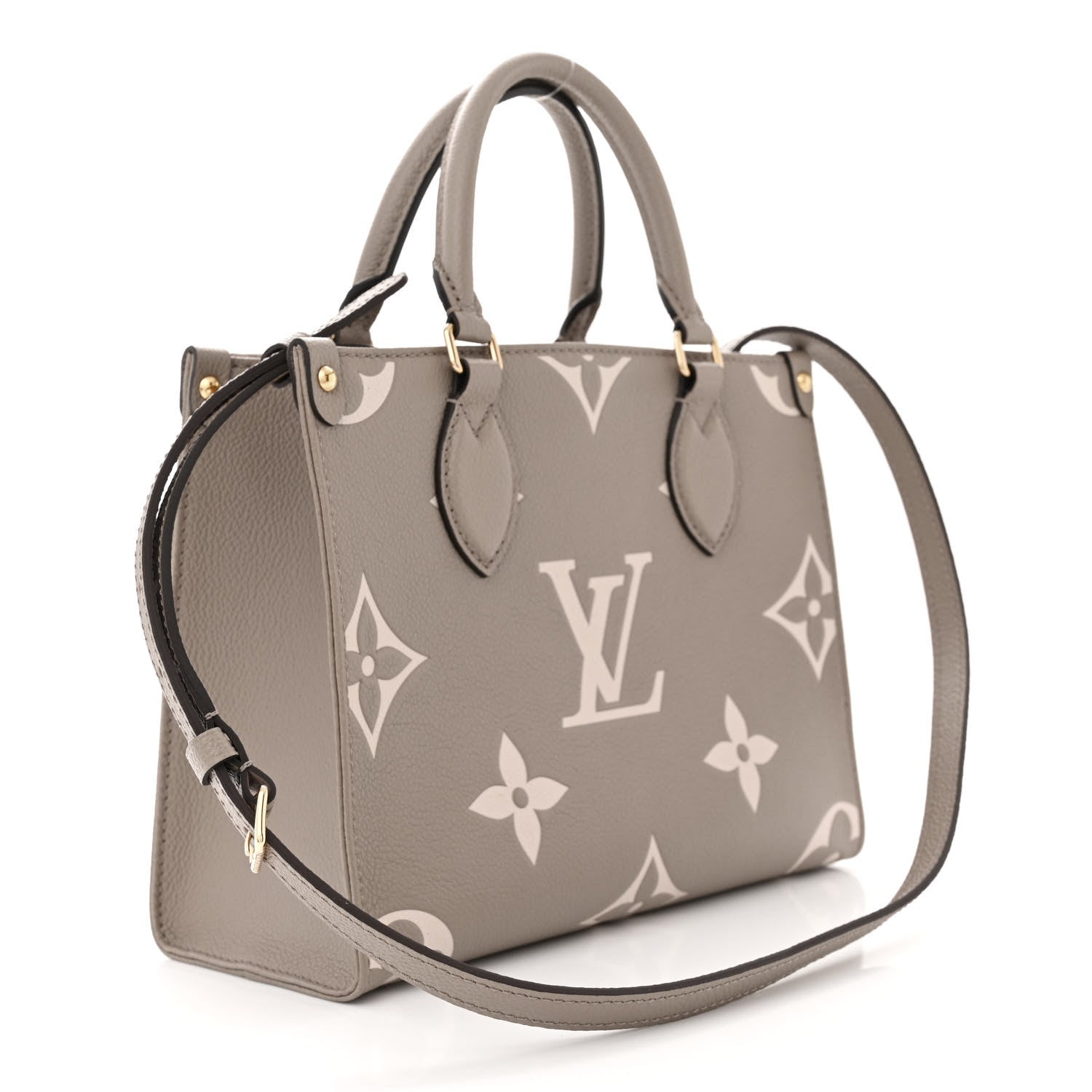 Louis Vuitton LOUIS VUITTON Empreinte Monogram Giant Onthego PM Tourterelle Creme 3 of 9