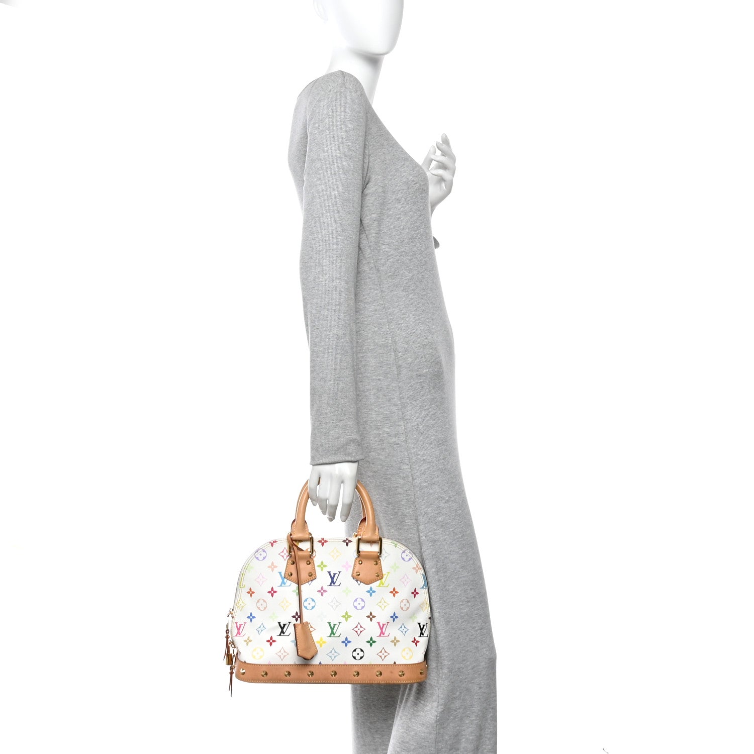 Louis Vuitton Monogram Multicolor Alma PM White 2 of 10
