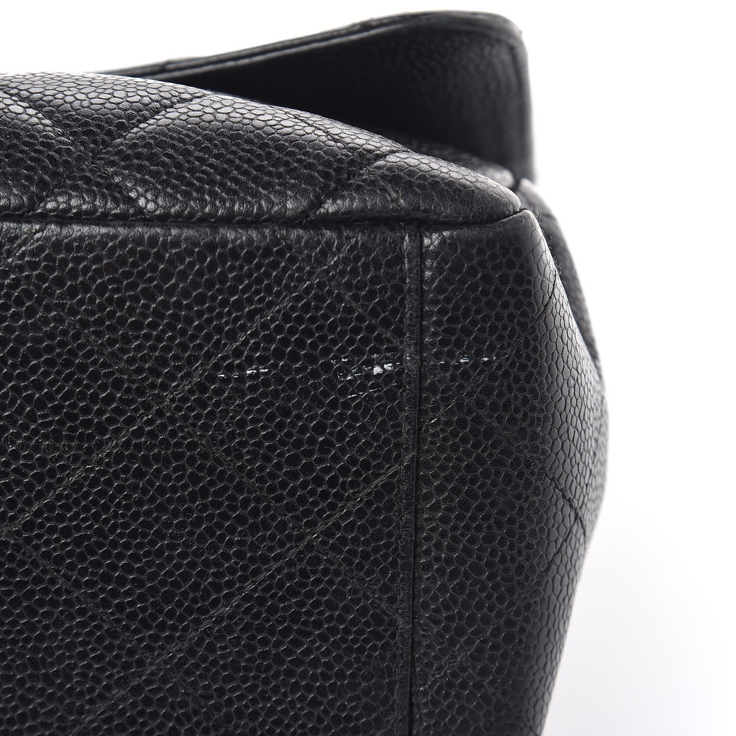 Caviar Quilted Maxi Single Flap Black