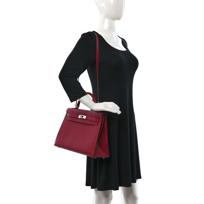 Hermes Epsom Kelly Sellier 32 Rubis 2 of 15