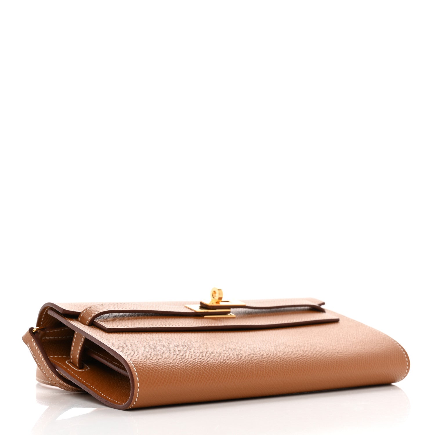 Hermes Epsom Kelly Wallet To Go Gold 3 of 10