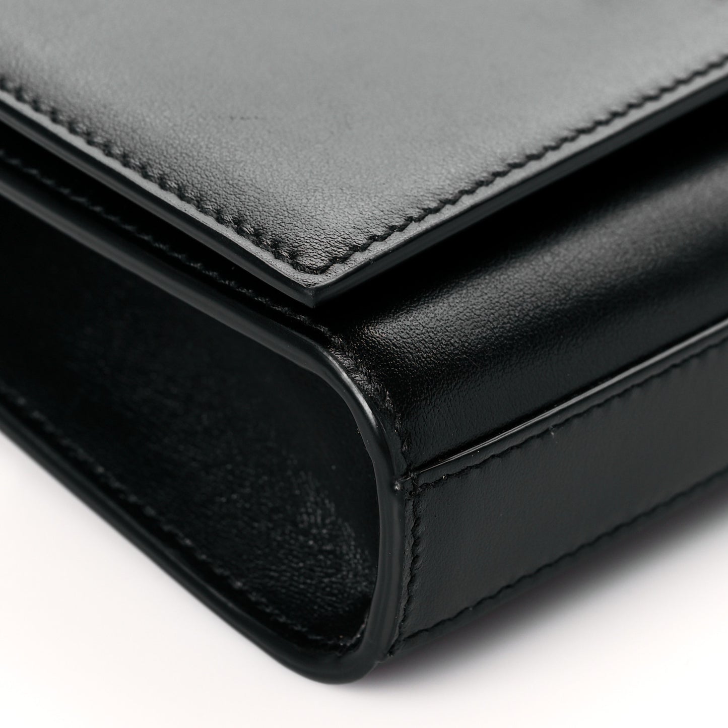 Smooth Calfskin Monogram Kate Belt Bag Black