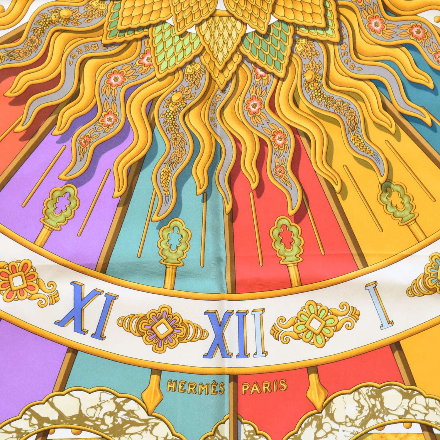 Hermes Silk Carpe Diem Scarf 90 7 of 11