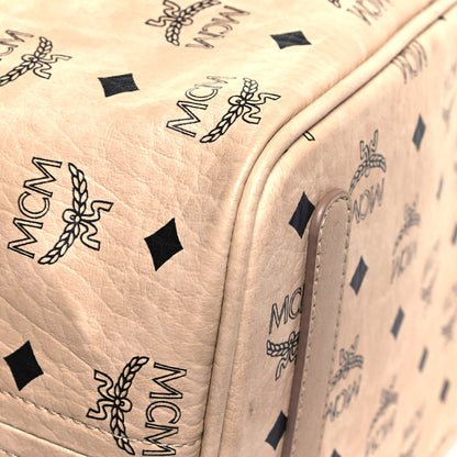 MCM Visetos Medium Liz Reversible Shopper Tote Beige 7 of 18