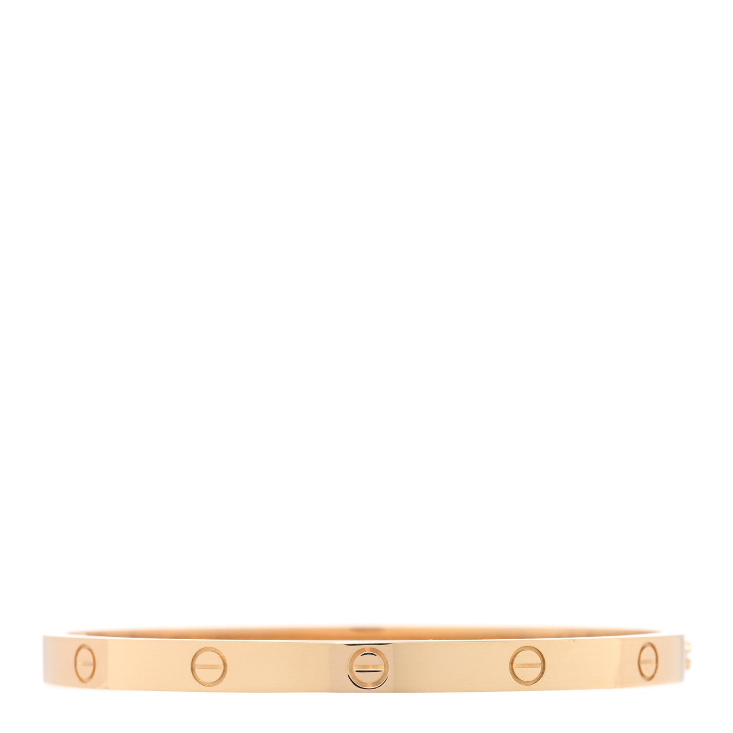 Cartier 18K Yellow Gold Medium LOVE Bracelet 17 1 of 5