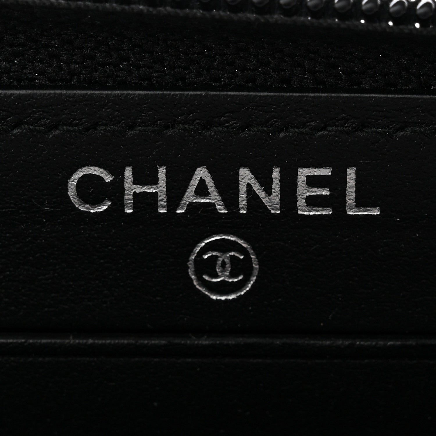 Chanel Caviar Quilted Boy Small Zip Around Wallet Black 6 of 12