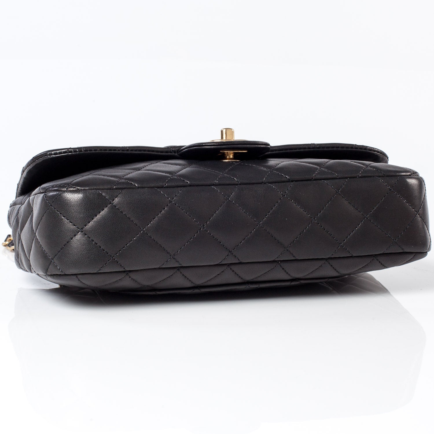 Chanel Lambskin Quilted Cruise Charm Medium Flap Black 6 of 10