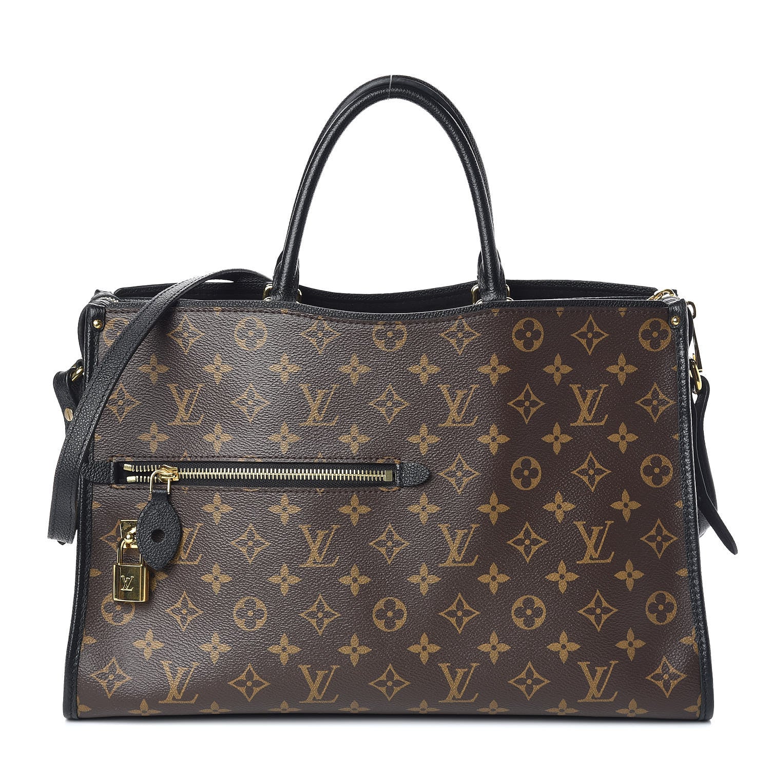 Louis Vuitton Monogram Popincourt MM Black 1 of 18