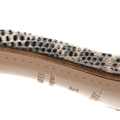 Hermes Lizard Premiere 70 Sandals 36 Ombre 10 of 11