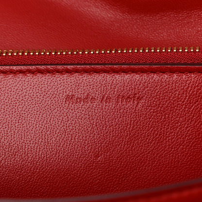 Celine Box Calfskin Medium Classic Box Flap Bag Red 7 of 13