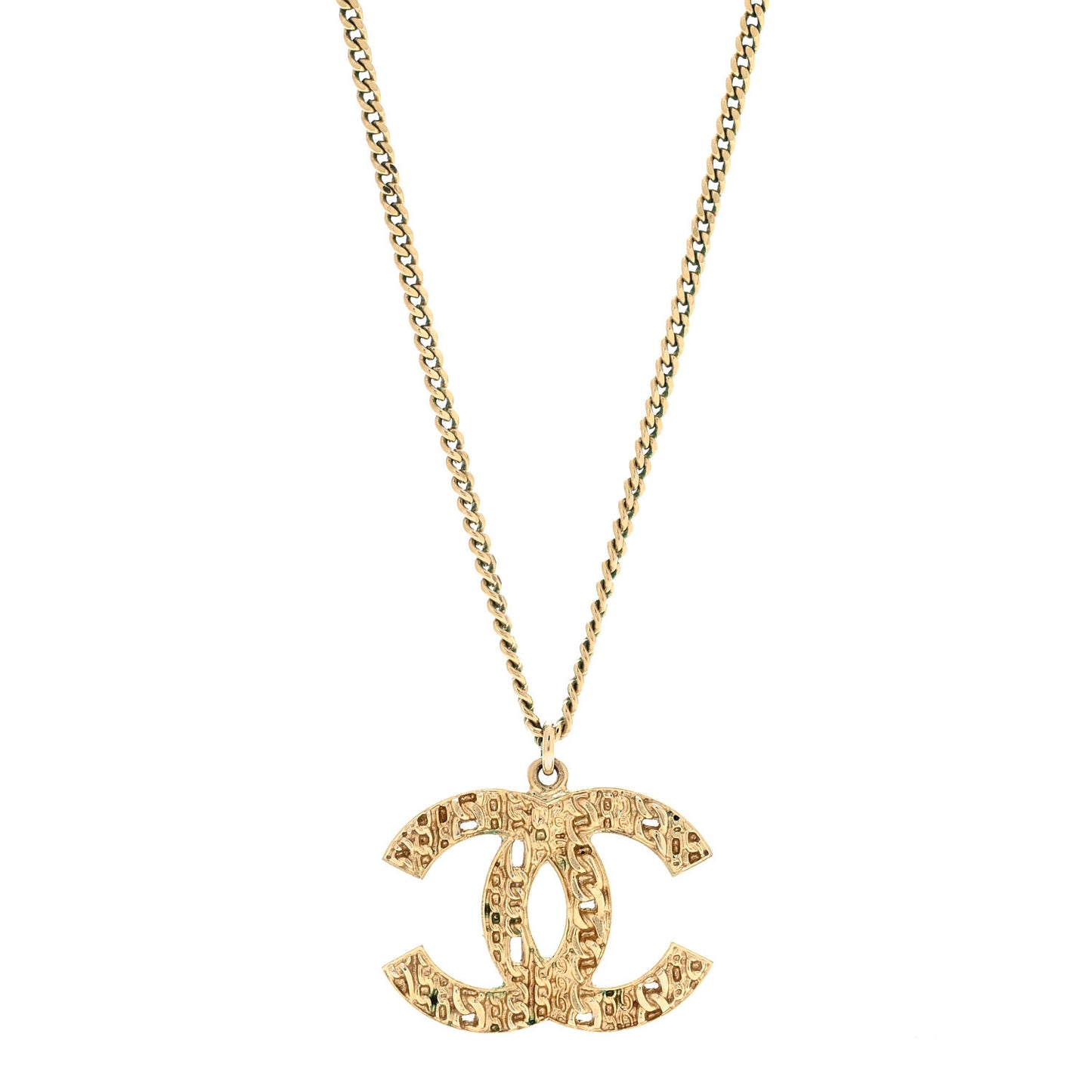 Chain CC 100 Anniversary Necklace Gold